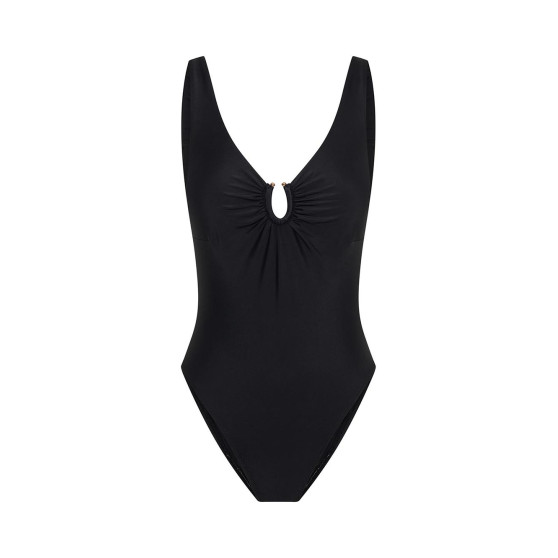 Menstruační plavky Modibodi High V Neck One Piece - VYBALENÉ (MODI4370VYB)